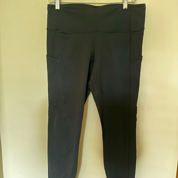 Lululemon Wonder Under tights with pockets. Black - size 14 - Picture 1 of 4